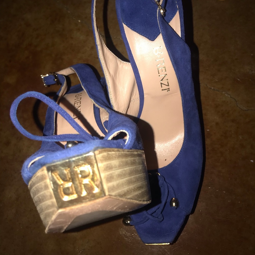 R & Renzi Blue Shoes